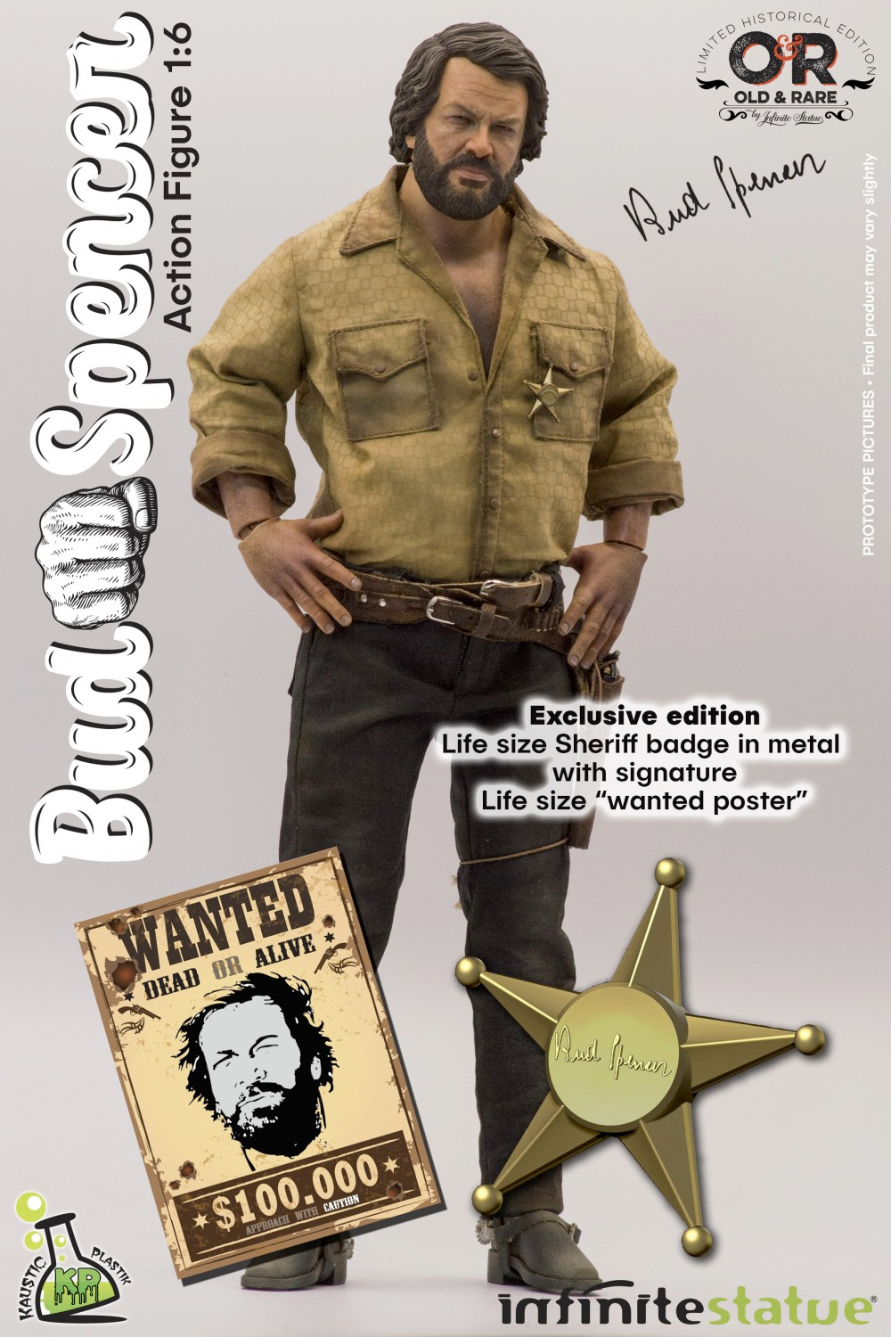 Bud Spencer Old & Rare 1/6 Scale Figure