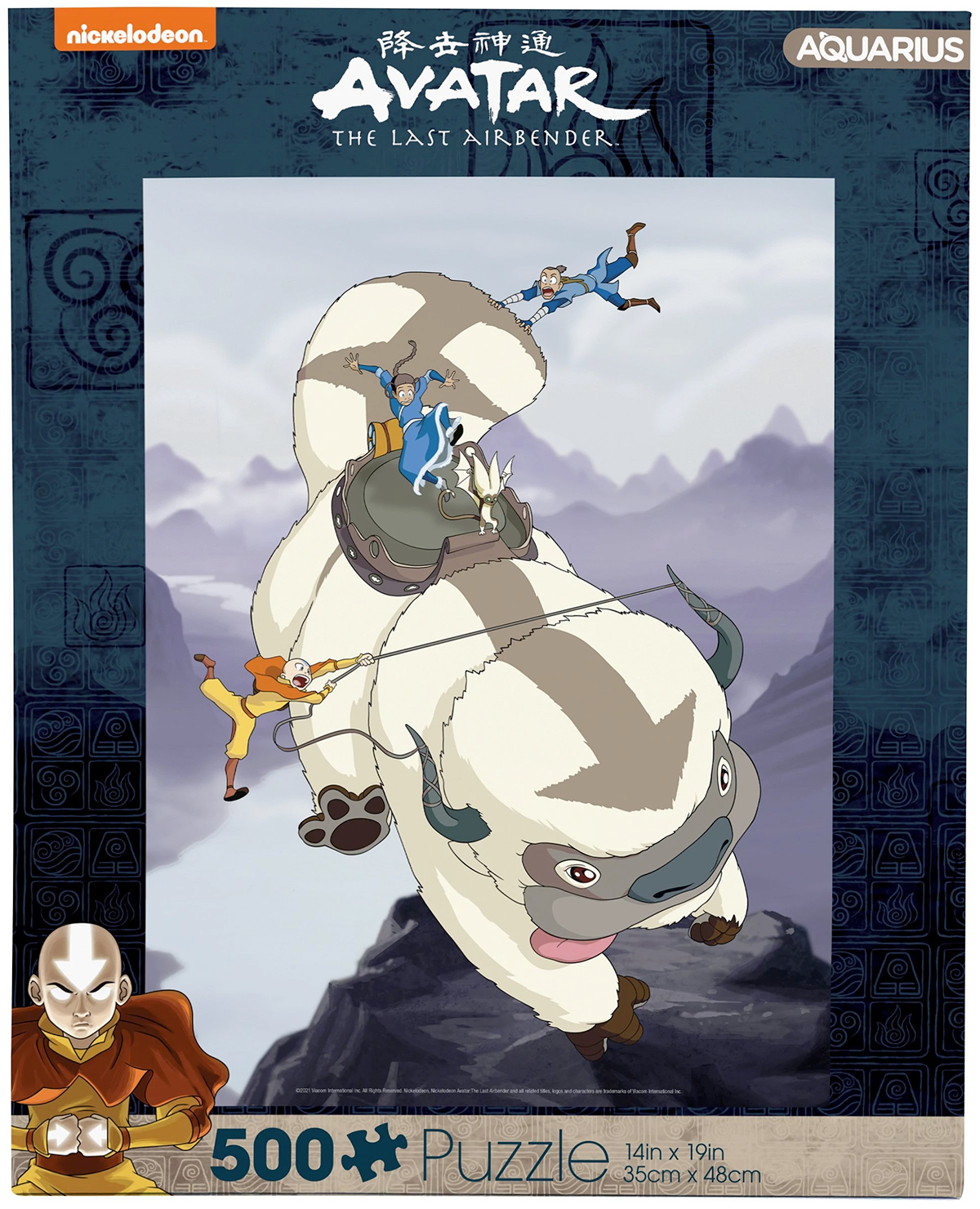 Avatar Appa and Gang 500 Piece Jigsaw Puzzle