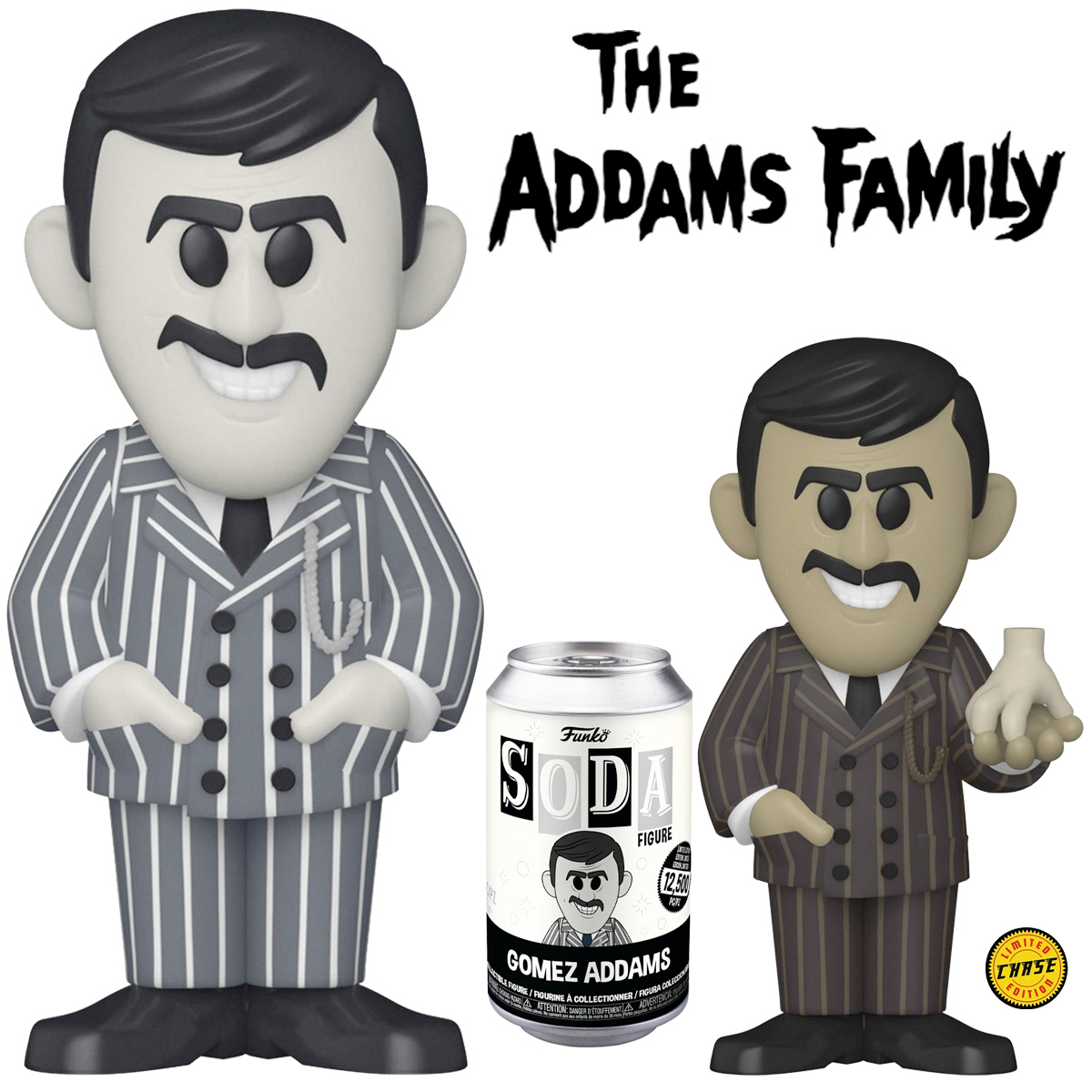 Boneco Gomez Addams Vinyl SODA de A Família Addams