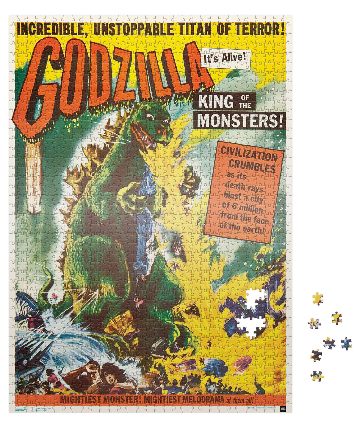Godzilla King of Monsters Poster Toho Puzzles