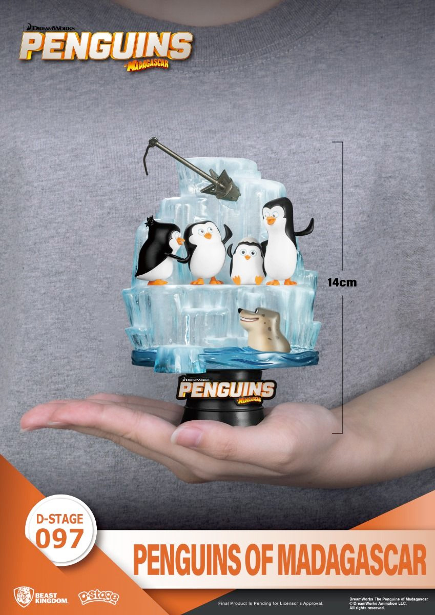 Penguins of Madagascar D-Stage Statue