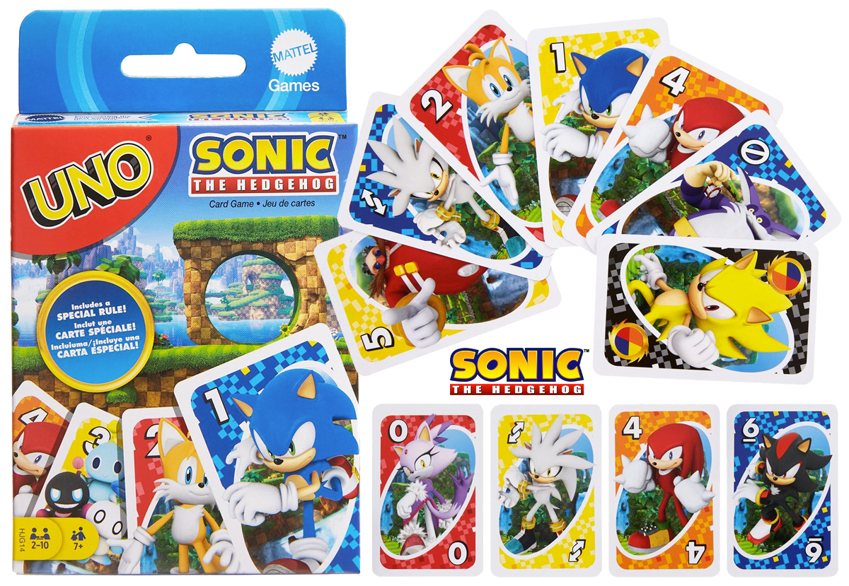 Jogo de Cartas UNO Sonic the Hedgehog (Sega)