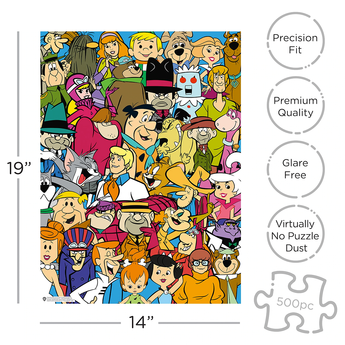 Hanna Barbera Cast 500 Piece Jigsaw Puzzle