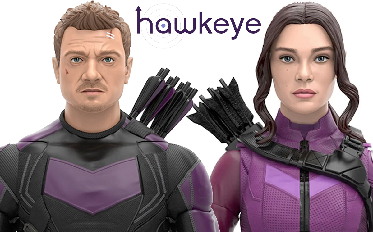 Action Figures da Série Hawkeye: Clint Barton e Kate Bishop (Disney+)