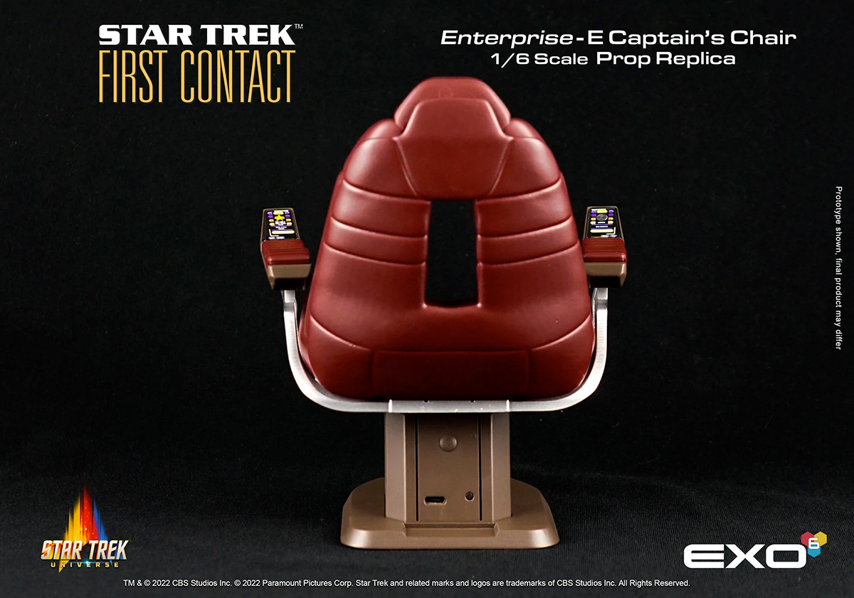 Réplica 1:6 da Cadeira do Capitão Picard na USS Enterprise-E (Star Trek: First Contact)