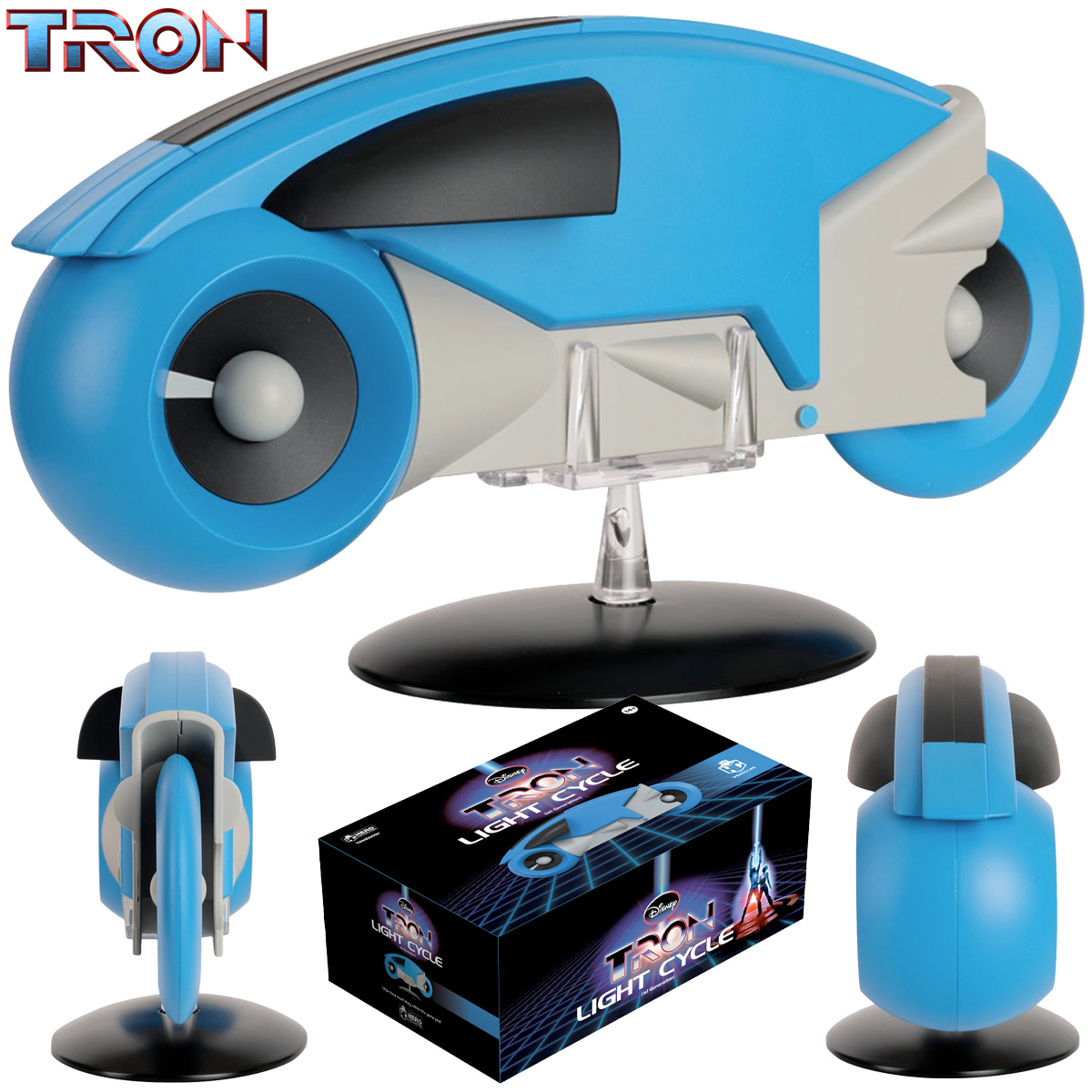 Réplica Die-Cast da Moto Light Cycle do Filme Tron: Uma Odisseia Eletrônica