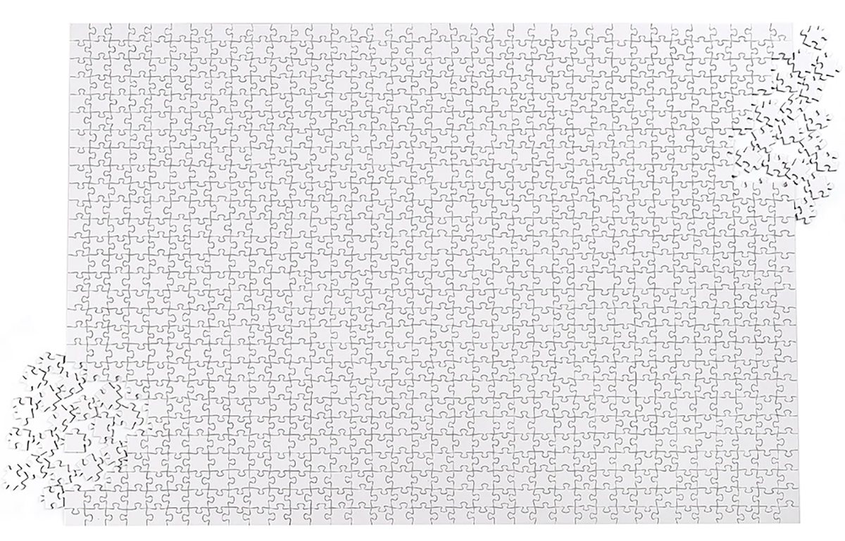 CHengQiSM 1000 Peça Jigsaw Quebra-cabeça Em branco Quebra-cabeça
