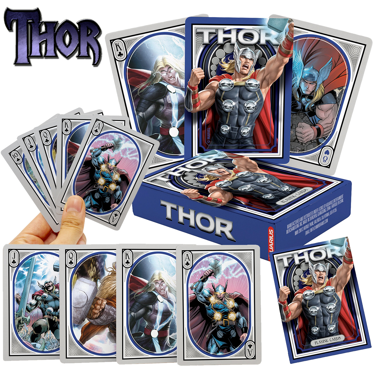 Baralho Thor das Histórias em Quadrinhos Marvel