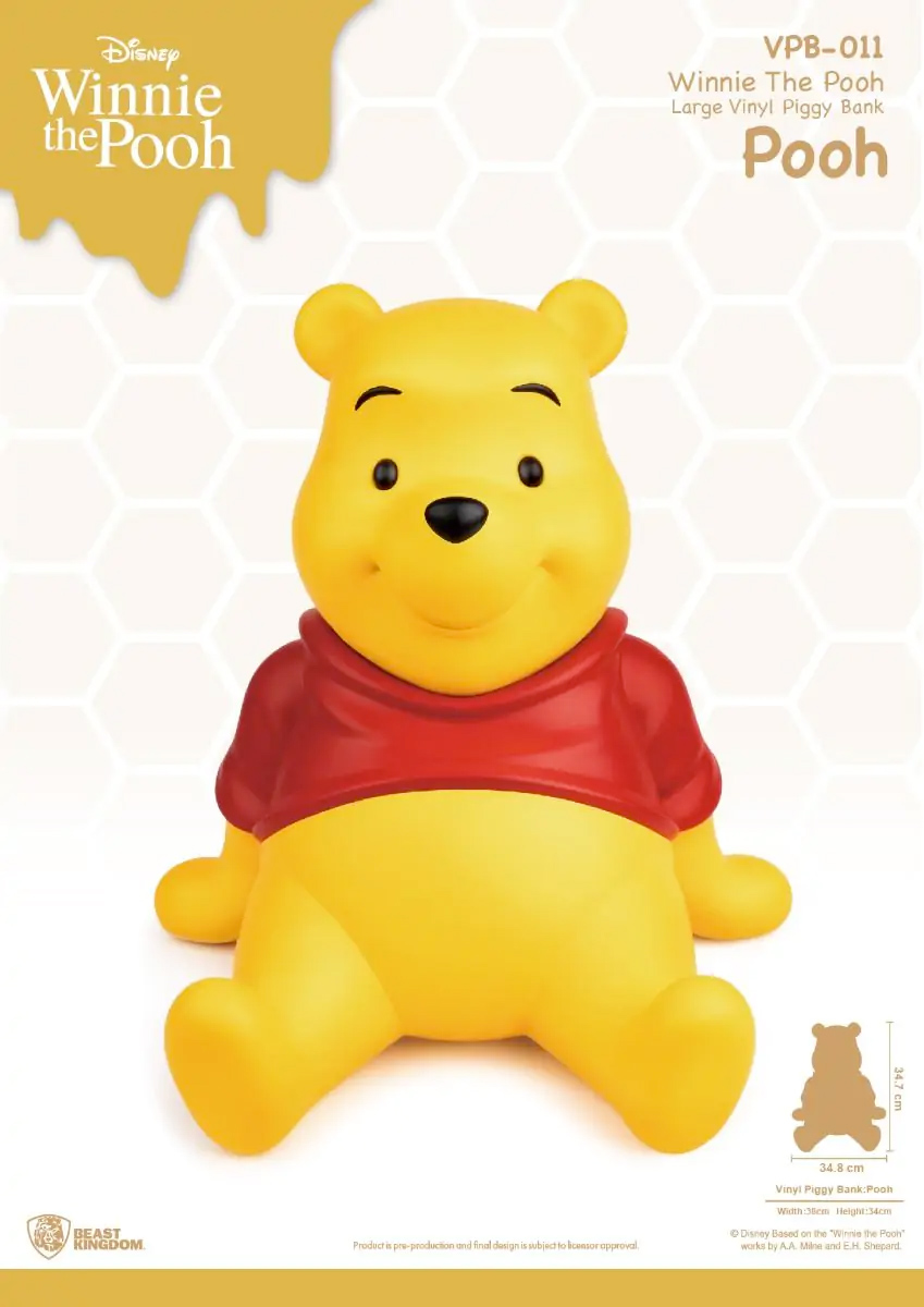 Cofre Ursinho Pooh com 34 cm de Altura (Best Kingdom)