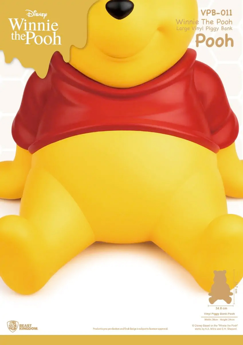 Cofre Ursinho Pooh com 34 cm de Altura (Best Kingdom)