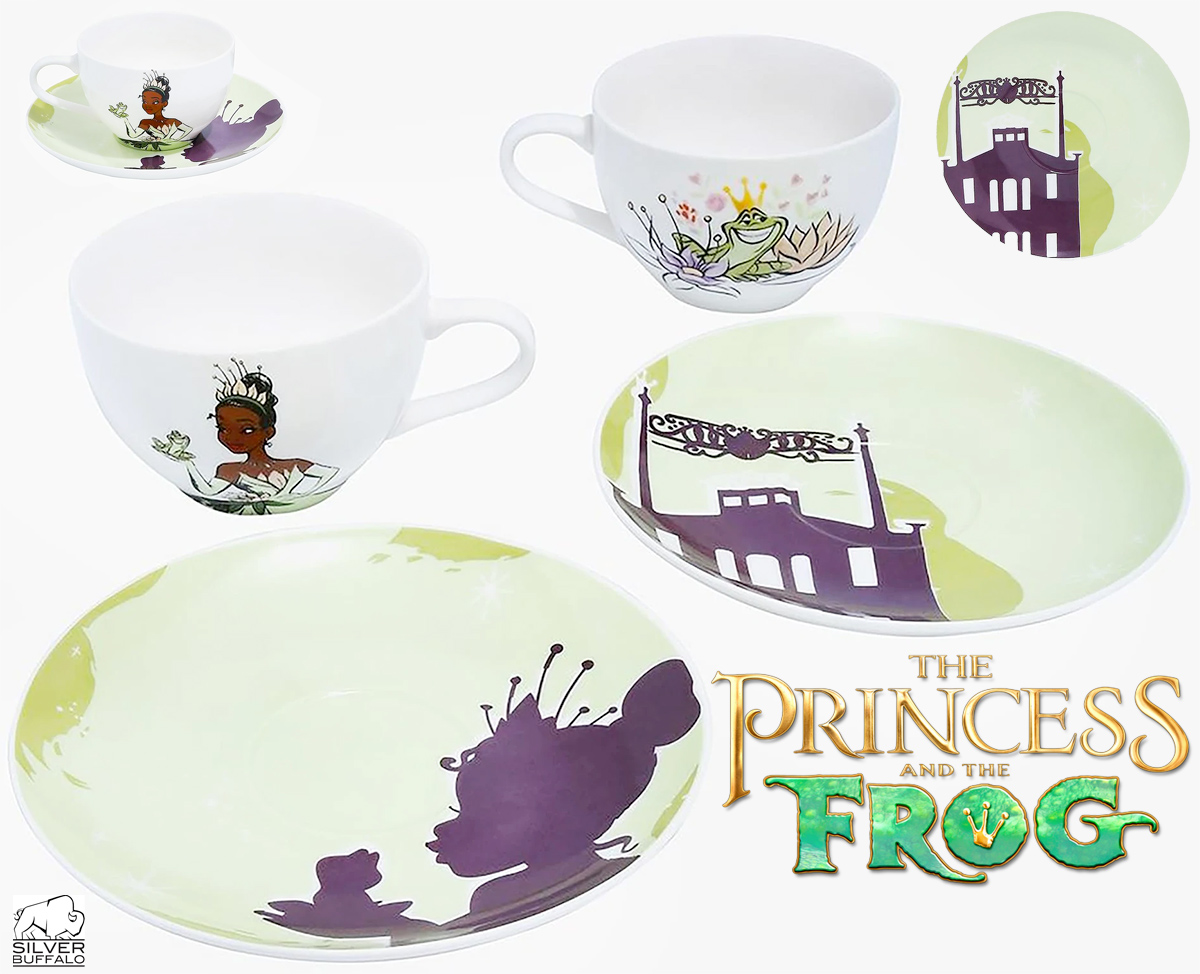 Xícaras de Chá do Filme A Princesa e o Sapo (Disney)
