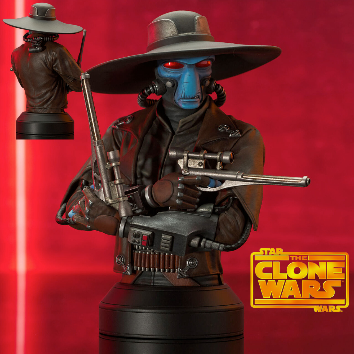 Cad Bane em Star Wars: The Clone Wars - Mini-Busto Gentle Giant Escala 1:6