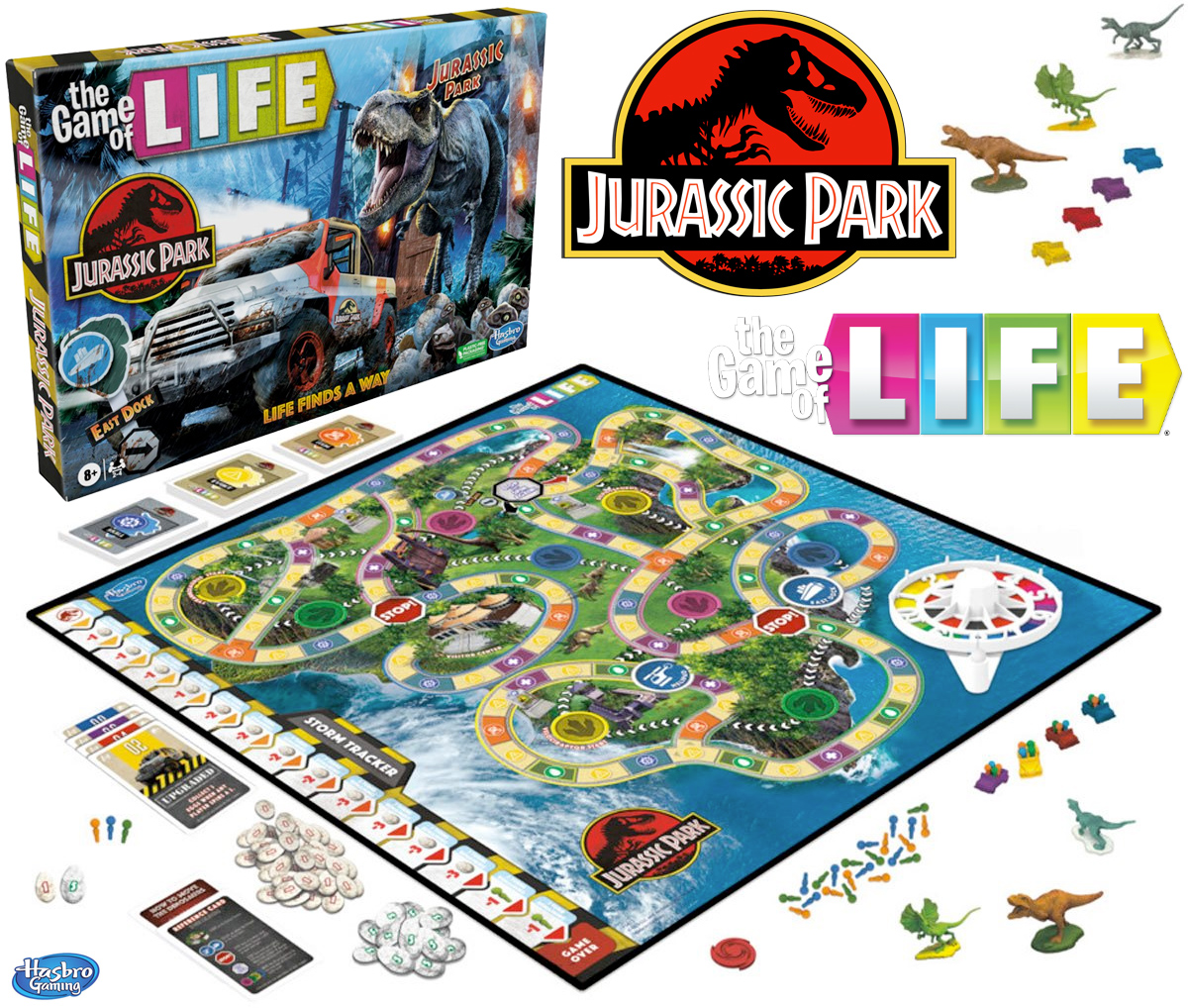 Jogo da Vida Parque dos Dinossauros Jurassic Park Game of Life