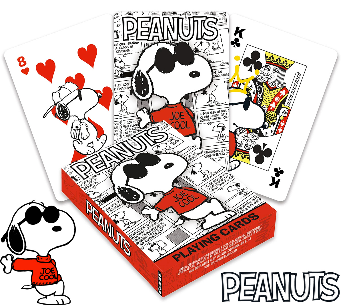Baralho Snoopy Peanuts Joe Cool Playing Cards