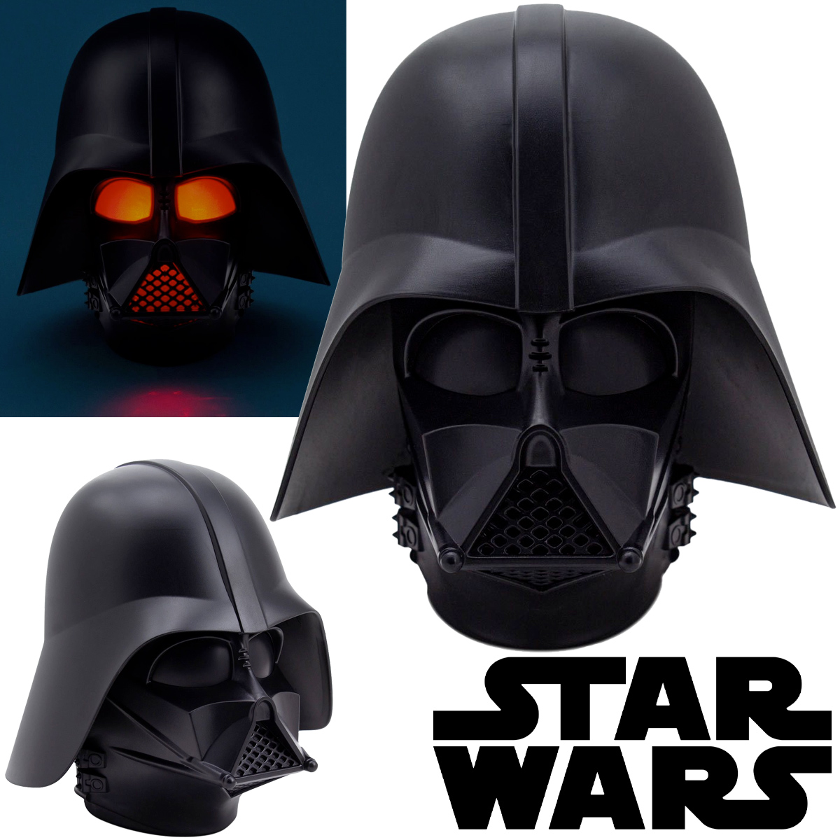 Luminária Capacete Darth Vader com Luz e Som (Star Wars)