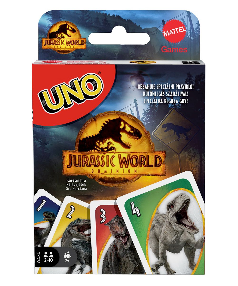 Jogo de Cartas UNO Jurassic World 3: Dominion