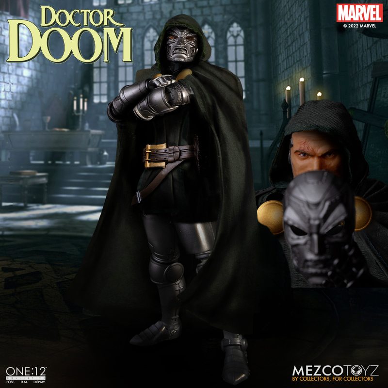 Action Figure Doctor Doom One:12 Collective Marvel Comics (Doutor Destino)