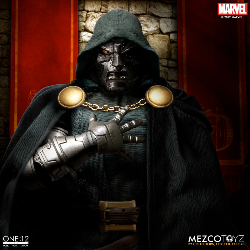 Action Figure Doctor Doom One:12 Collective Marvel Comics (Doutor Destino)