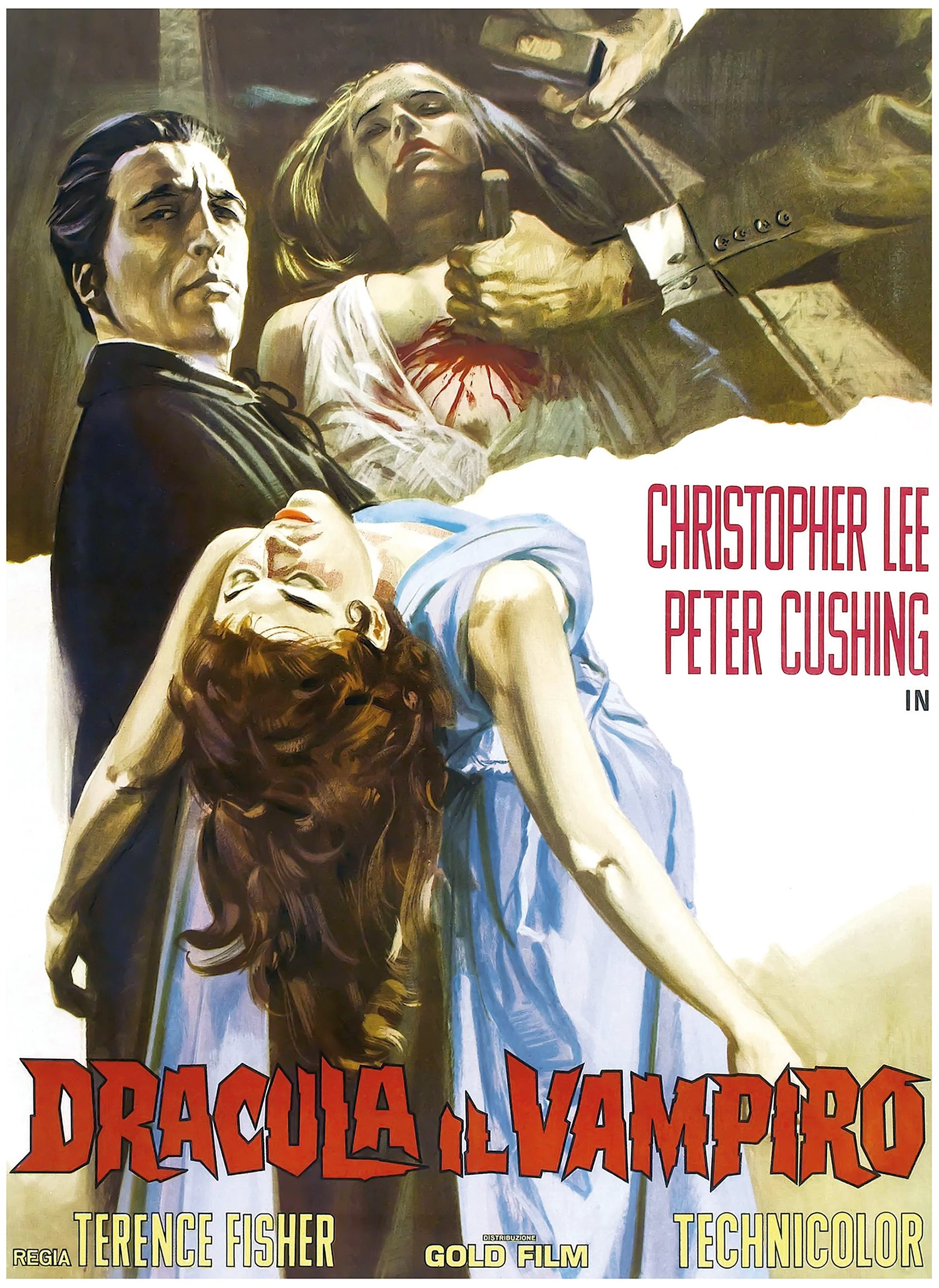 Quebra-Cabeça Drácula de 1958 com Christopher Lee (Hammer Film)