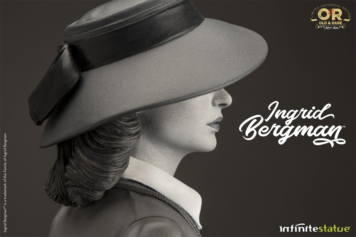Ingrid Bergman em Casablanca - Estátua Perfeita 1:6 em Preto e Branco