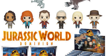 Chaveiros Jurassic World: Domínio 3D Figural Bag Clips