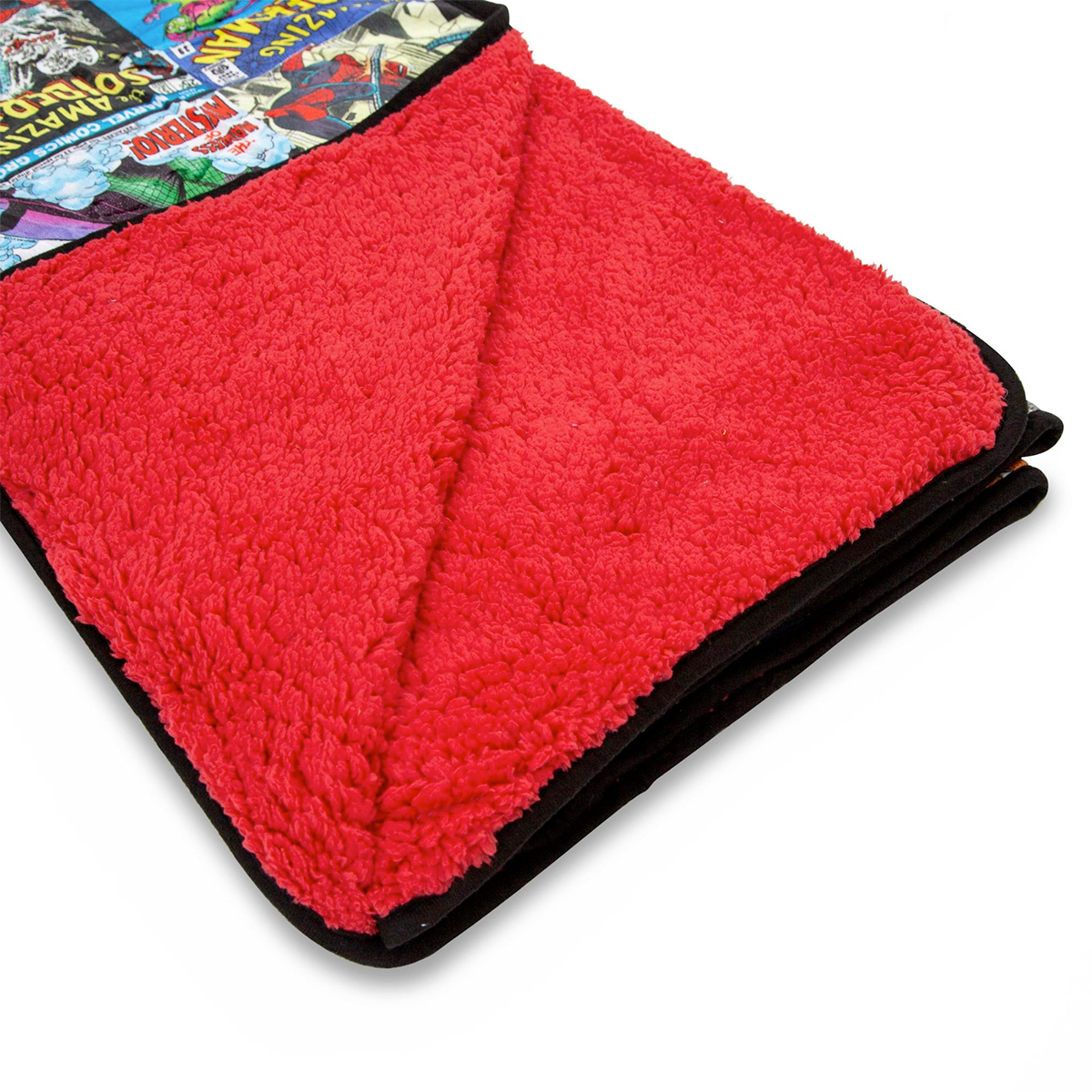 Spider-Man 60th Anniversary Special Edition Red Sherpa Throw Blanket