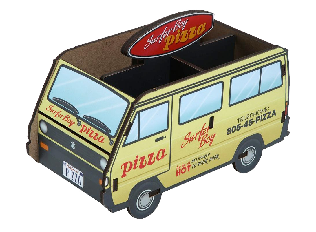 Porta-Lápis Stranger Things Temporada 4: Furgão Surfer Boy Pizza Van