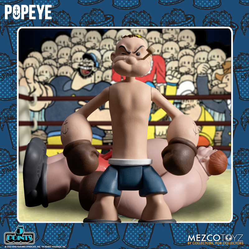 Popeye & Oxheart 5 Points com Ringue de Boxe da Tira 