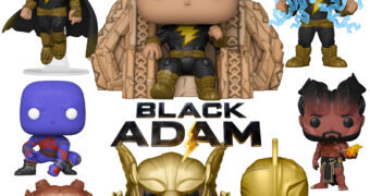 Bonecos Pop! do Filme Black Adam (Adão Negro) com Dwayne Johnson
