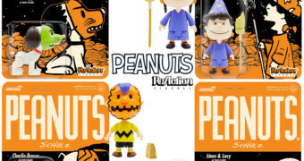 Peanuts ReAction Série 4 com as Tiras de Halloween