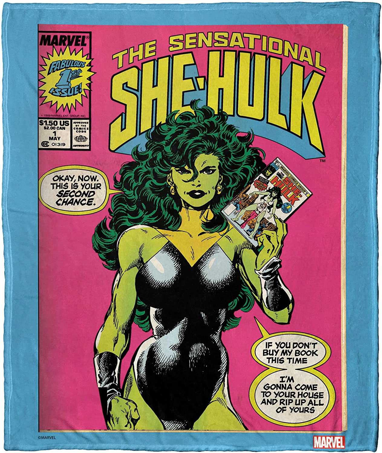 Cobertor de Lance The Sensational She-Hulk #1 (Mulher-Hulk)