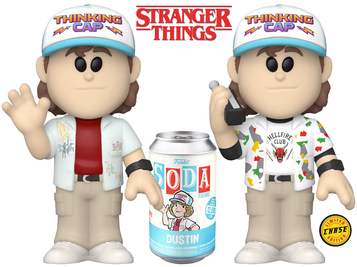 Boneco Dustin Henderson Vinyl Soda de Stranger Things (Netflix)