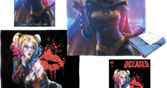 Cobertores de Lance Capas DC Comics: Batgirl e Harley Quinn