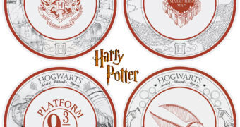 Conjunto de Pratos Harry Potter Hogwarts Universe