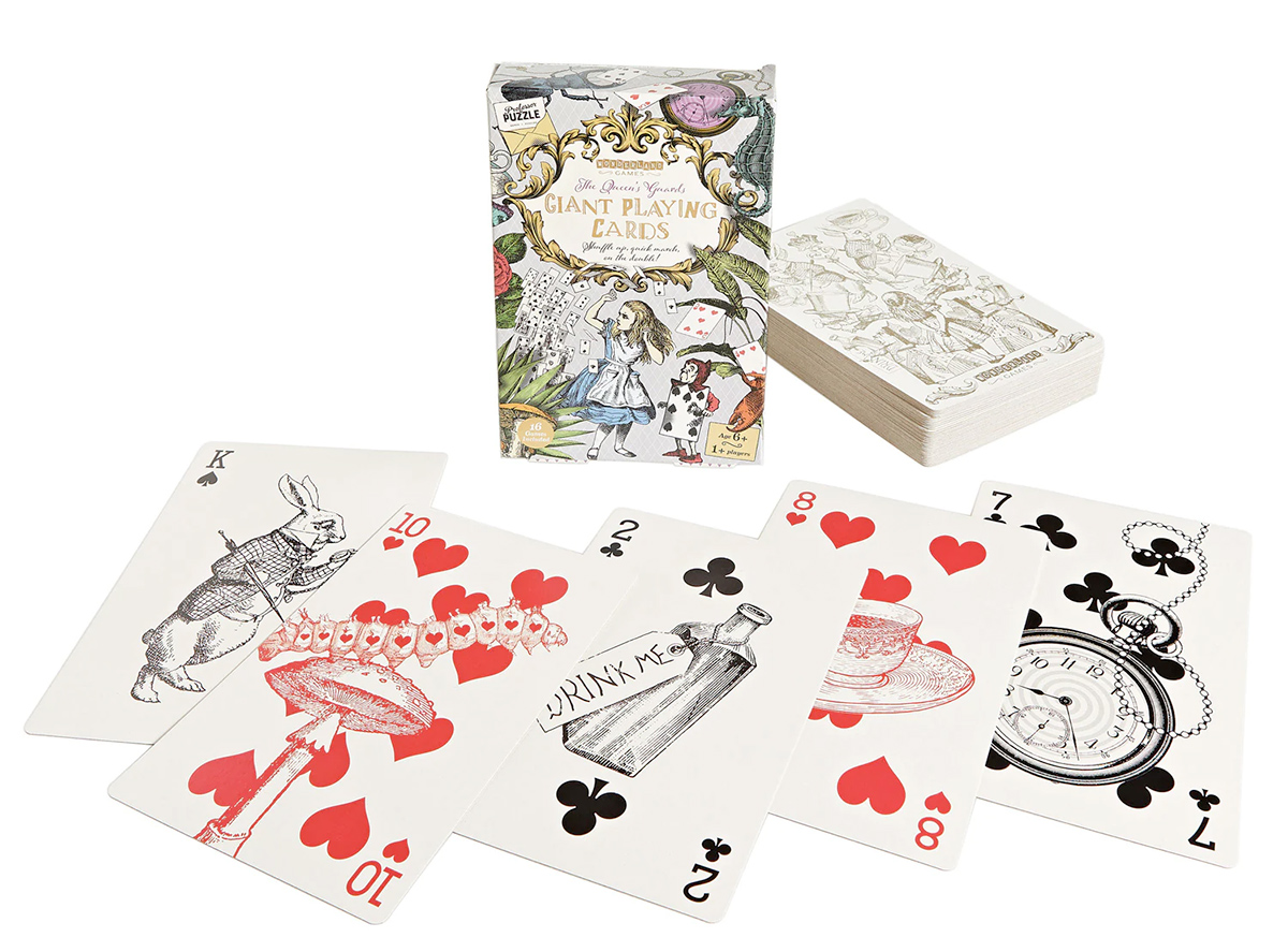 Alice in Wonderland The Queen’s Guards Giant Playing Cards