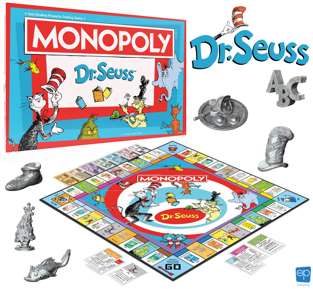 Jogo Monopoly Livros do Dr. Seuss