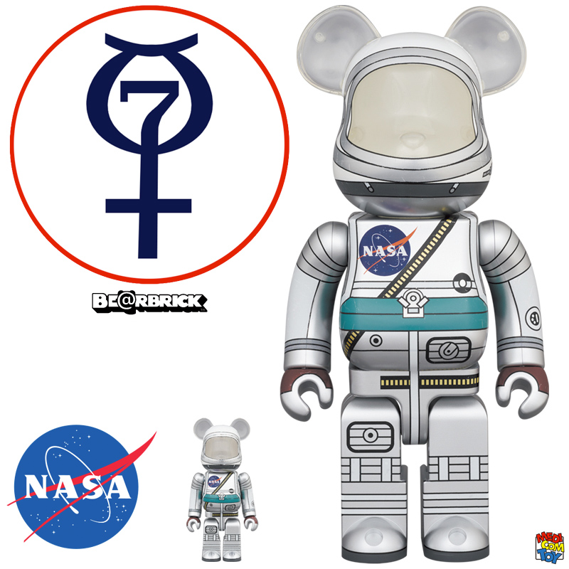 Bonecos Astronautas Be@rbricks do Programa Espacial Mercury (NASA)