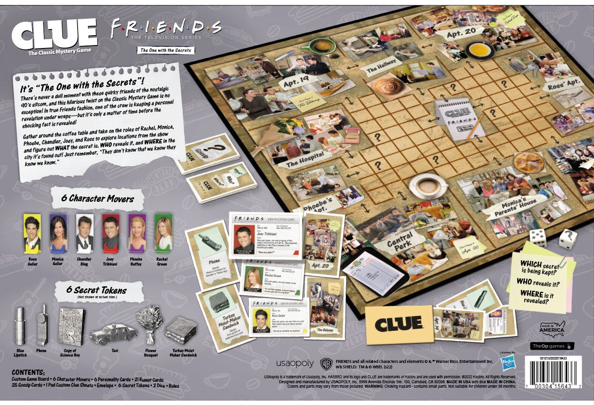 Jogo Clue (Detetive) da Série Friends « Blog de Brinquedo