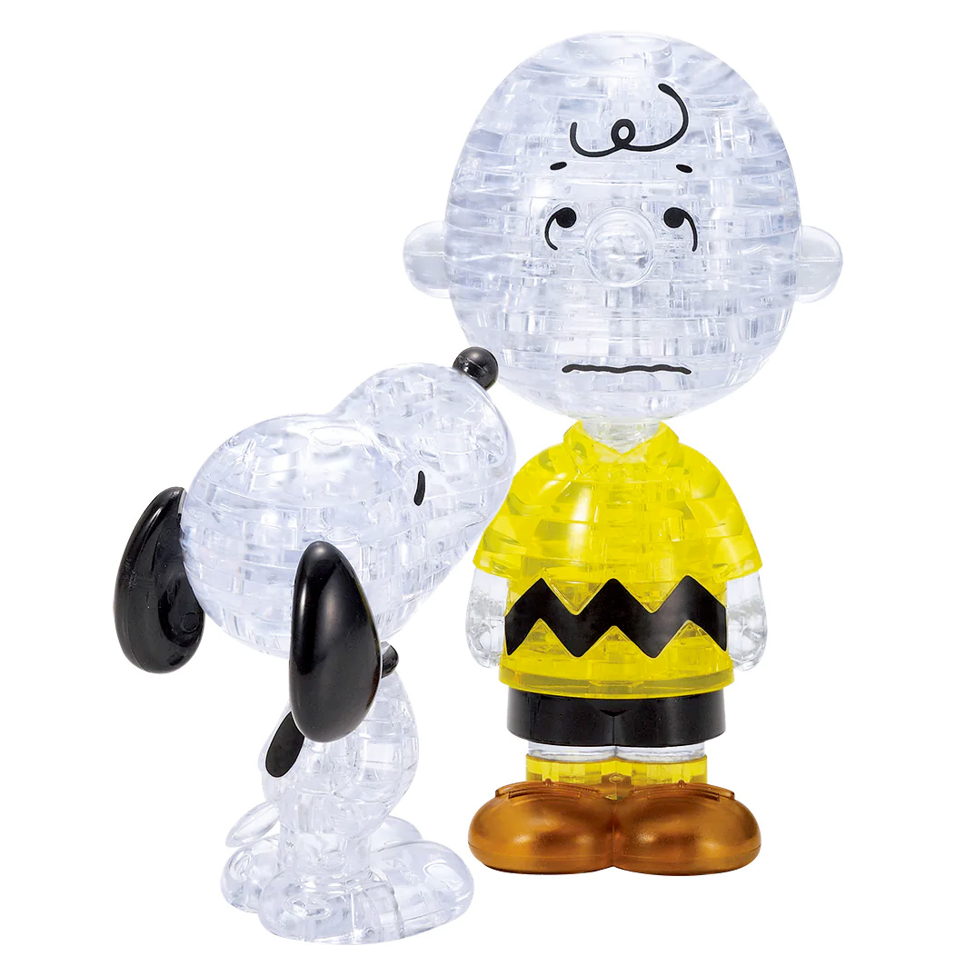 Quebra-Cabeças 3D Crystal Puzzles Charlie Brown e Snoopy (Peanuts)