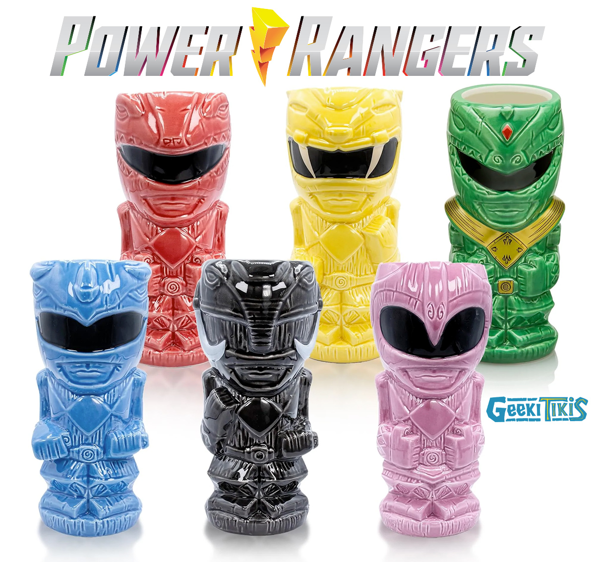 Canecas Geeky Tikis Power Rangers
