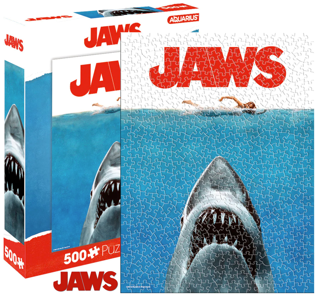 Quebra-Cabeça Tubarão (Jaws) de Steven Spielberg com 500 Peças