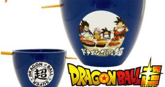 Tigela Ramen Dragon Ball Super com Goku e Vegeta