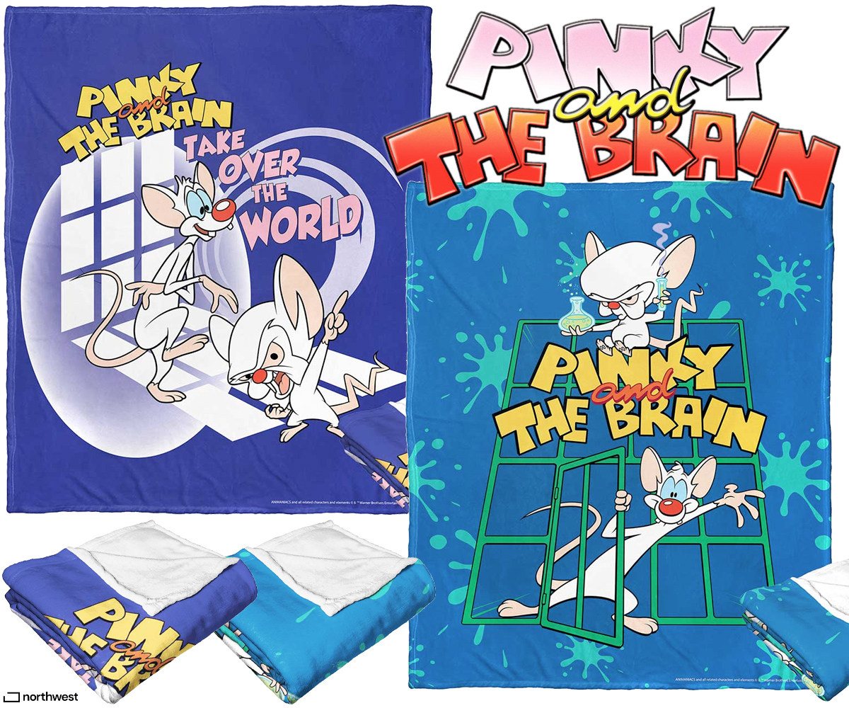 Cobertores de Lance Pinky e o Cérebro para Dominar o Mundo