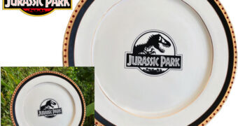 Réplica Prop Prato do Parque dos Dinossauros em Escala 1:1 (Jurassic Park)