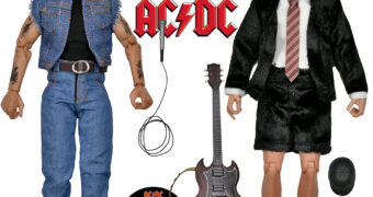 Action Figures Neca Clothed AC/DC Highway to Hell: Bon Scott e Angus Young