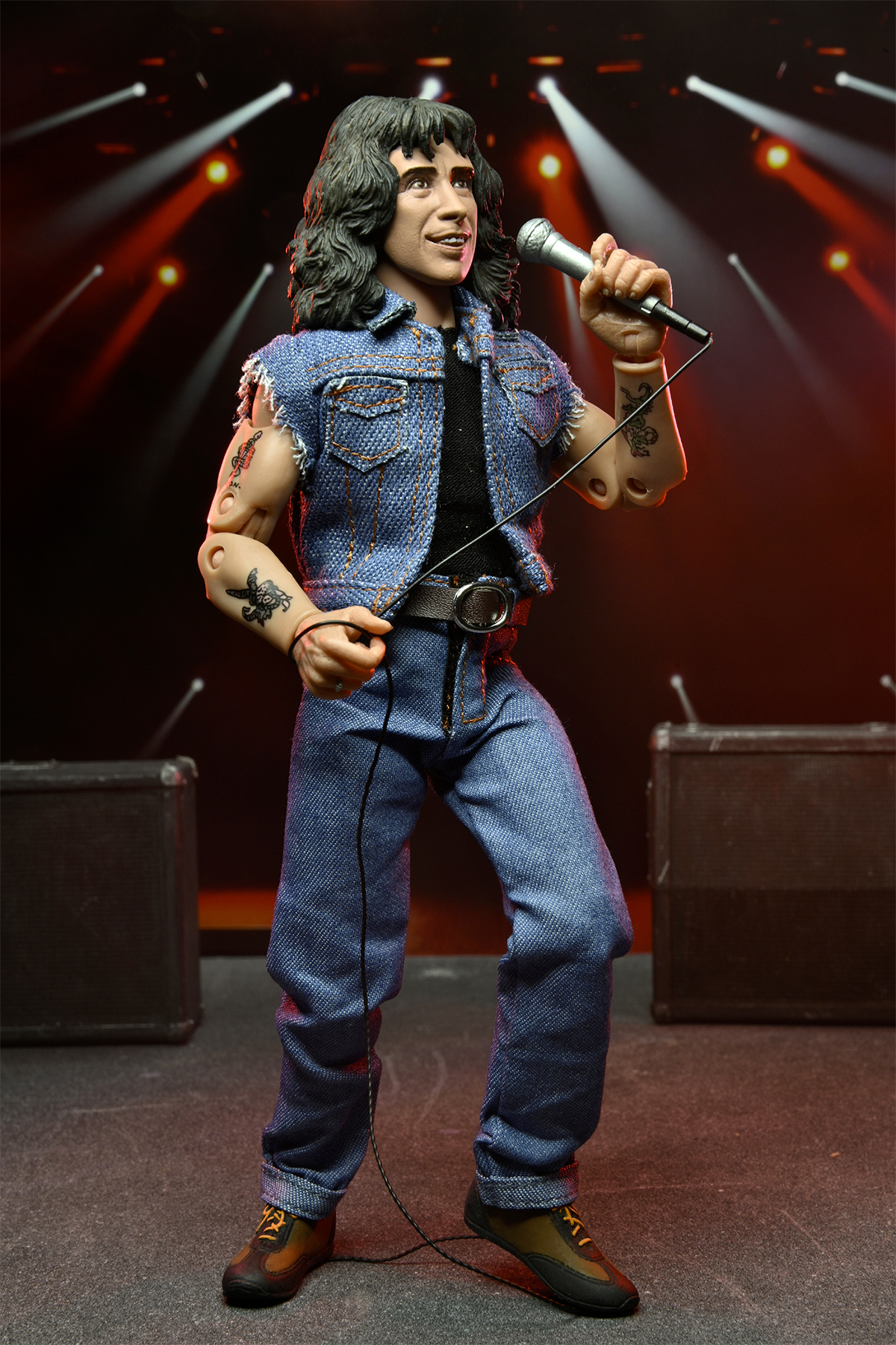Action Figures Neca Clothed AC/DC Highway to Hell: Bon Scott e Angus Young