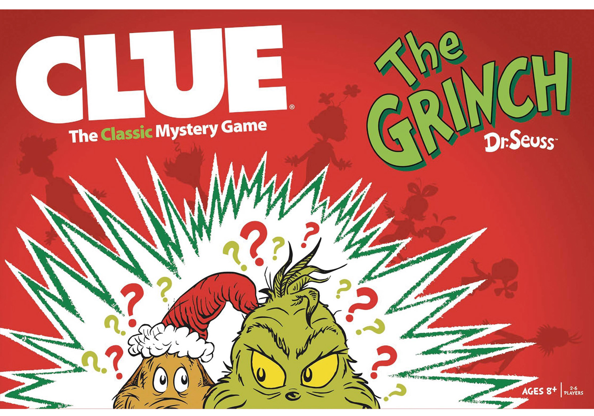 Jogo Clue (Detetive) O Grinch Roubou o Natal de Dr. Seuss