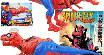 Action Figure Spider-Rex da Série em Quadrinhos Edge of Spider-Verse (2022)
