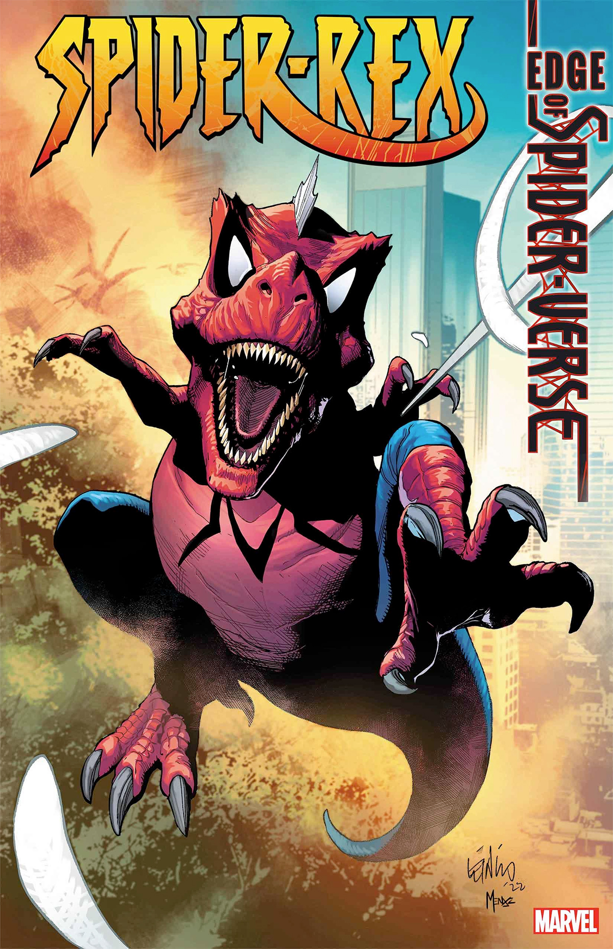Spider-Rex Web Chompin' Marvel Spider-Man 16-Inch Action Figure