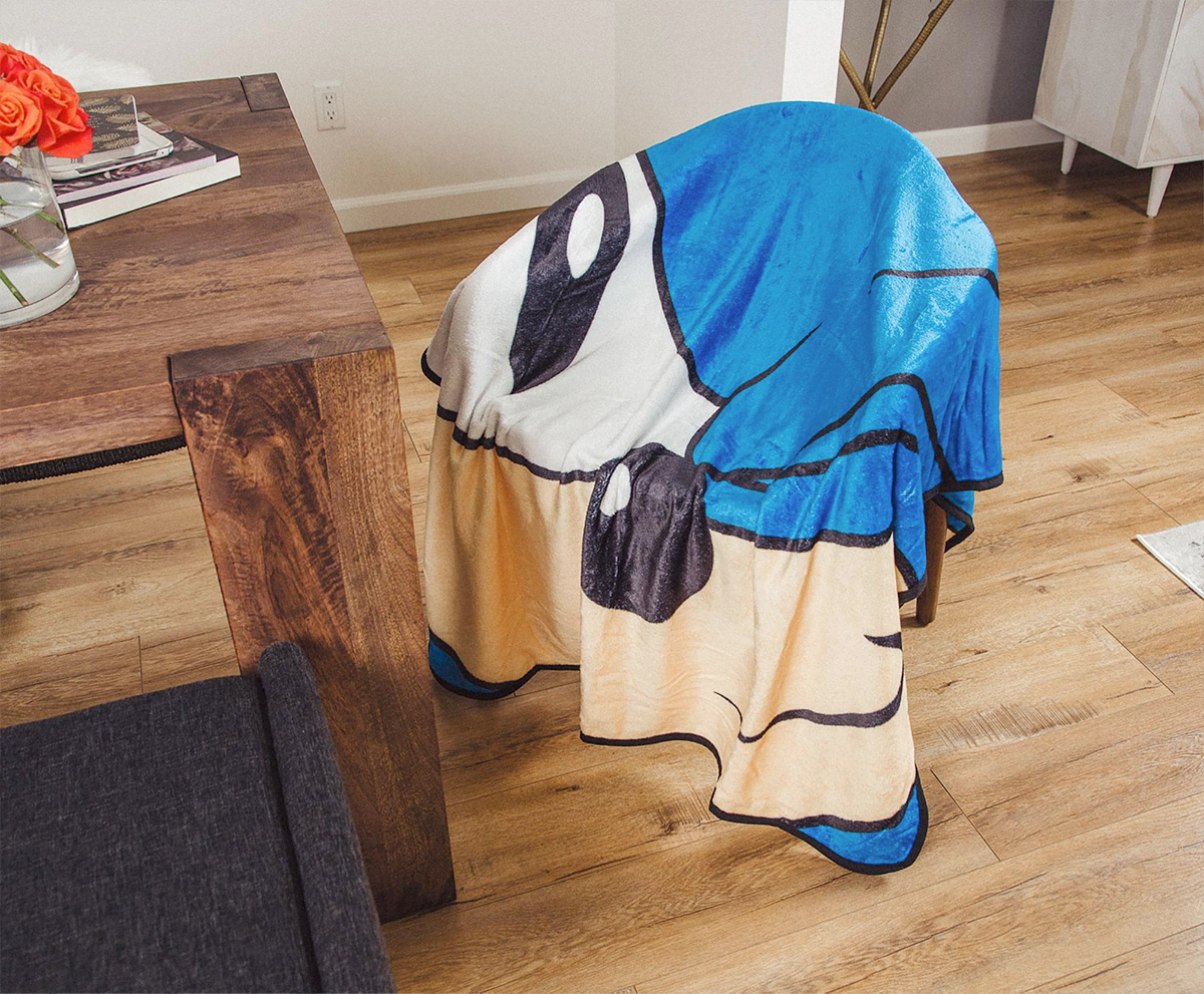 Sonic the Hedgehog Face Fleece Throw Blanket